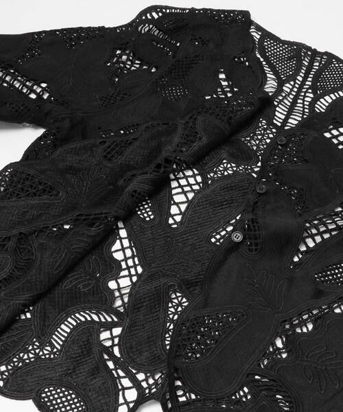 SENSE OF PLACE by URBAN RESEARCH / センスオブプレイス バイ アーバンリサーチ ノーカラージャケット | ノーカラーレースジャケット | 詳細13