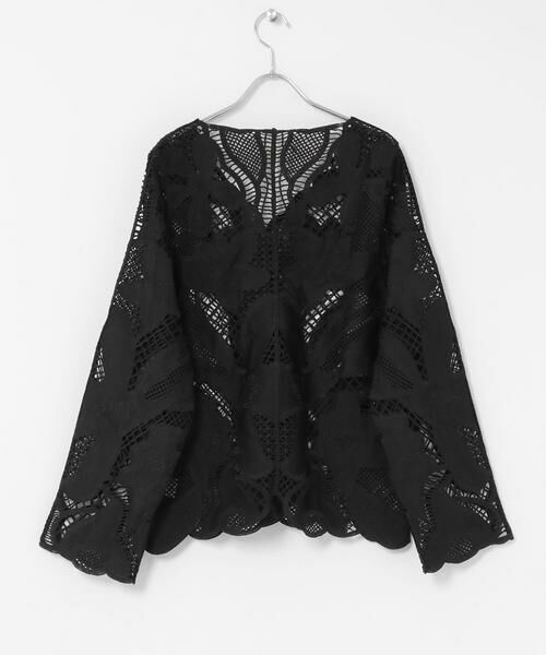 SENSE OF PLACE by URBAN RESEARCH / センスオブプレイス バイ アーバンリサーチ ノーカラージャケット | ノーカラーレースジャケット | 詳細14