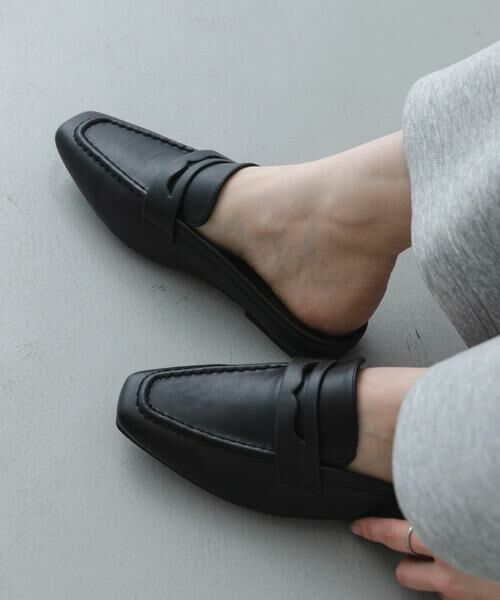 SENSE OF PLACE by URBAN RESEARCH / センスオブプレイス バイ アーバンリサーチ フラットシューズ | スクエアトゥローファーミュール | 詳細1