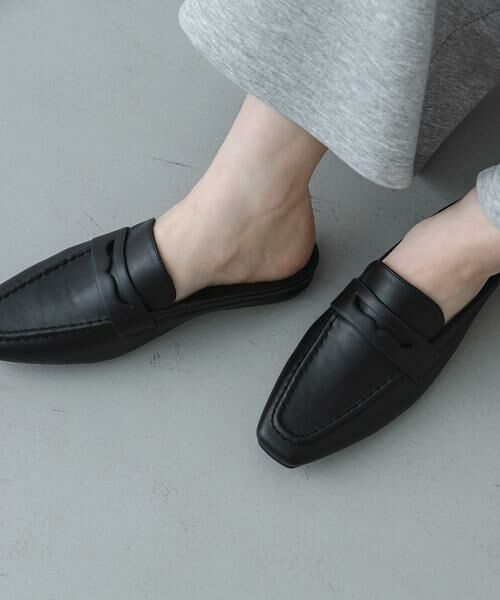 SENSE OF PLACE by URBAN RESEARCH / センスオブプレイス バイ アーバンリサーチ フラットシューズ | スクエアトゥローファーミュール | 詳細2