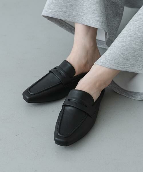 SENSE OF PLACE by URBAN RESEARCH / センスオブプレイス バイ アーバンリサーチ フラットシューズ | スクエアトゥローファーミュール | 詳細3