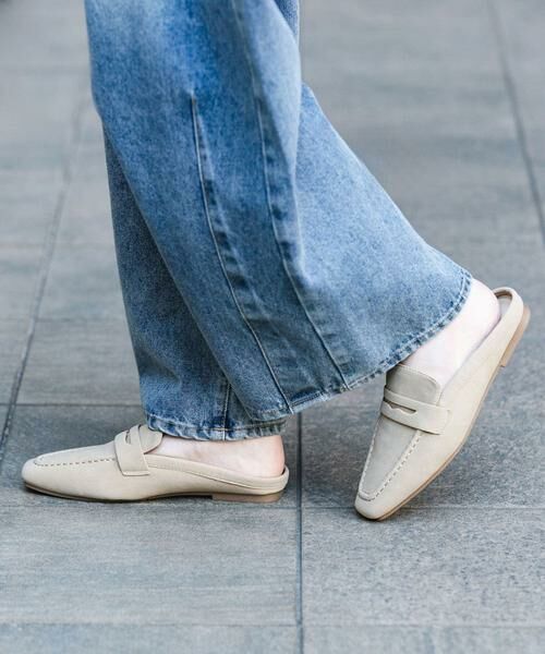 SENSE OF PLACE by URBAN RESEARCH / センスオブプレイス バイ アーバンリサーチ フラットシューズ | スクエアトゥローファーミュール | 詳細13