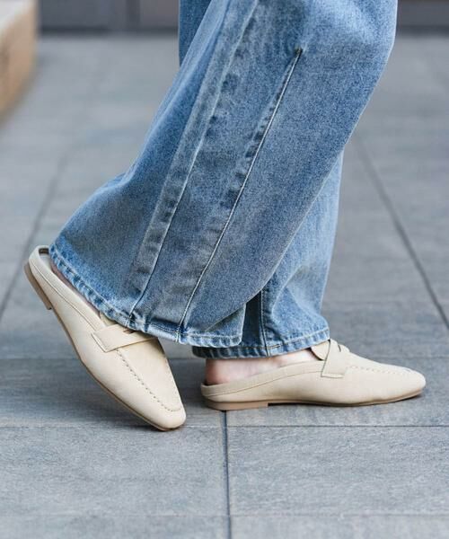 SENSE OF PLACE by URBAN RESEARCH / センスオブプレイス バイ アーバンリサーチ フラットシューズ | スクエアトゥローファーミュール | 詳細14