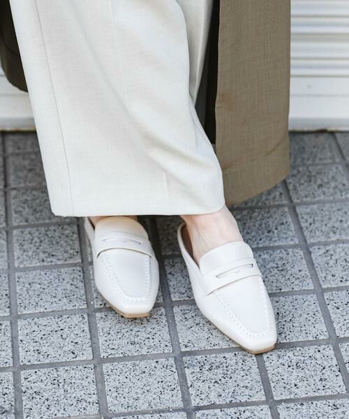 SENSE OF PLACE by URBAN RESEARCH / センスオブプレイス バイ アーバンリサーチ フラットシューズ | スクエアトゥローファーミュール | 詳細19