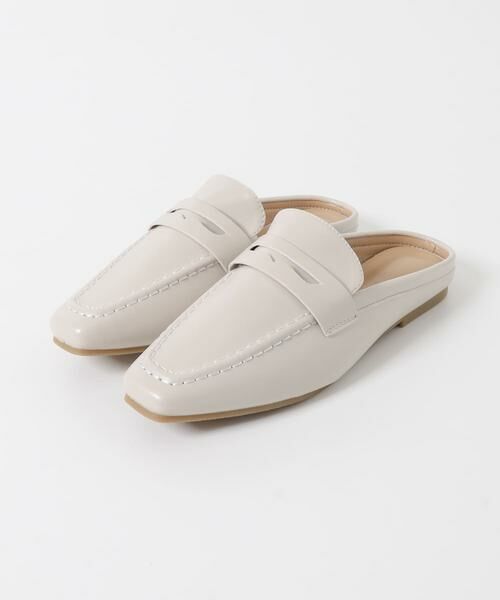 SENSE OF PLACE by URBAN RESEARCH / センスオブプレイス バイ アーバンリサーチ フラットシューズ | スクエアトゥローファーミュール | 詳細26