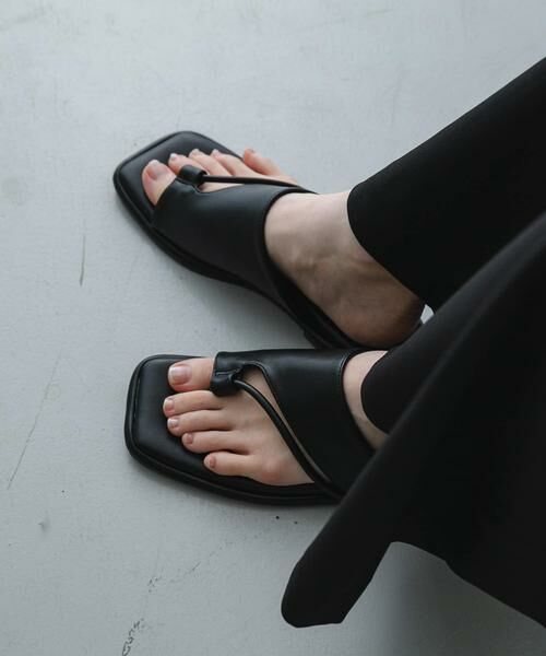 SENSE OF PLACE by URBAN RESEARCH / センスオブプレイス バイ アーバンリサーチ サンダル | スクエアトゥトングサンダル | 詳細4