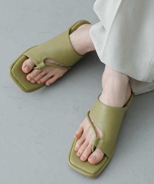 SENSE OF PLACE by URBAN RESEARCH / センスオブプレイス バイ アーバンリサーチ サンダル | スクエアトゥトングサンダル | 詳細16