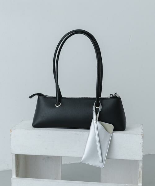 SENSE OF PLACE by URBAN RESEARCH / センスオブプレイス バイ アーバンリサーチ ショルダーバッグ | マルチケースツキワイドショルダーバッグ（ブラック）