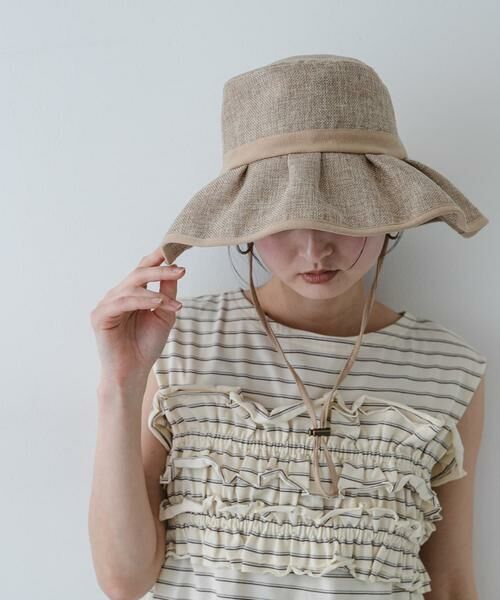 SENSE OF PLACE by URBAN RESEARCH / センスオブプレイス バイ アーバンリサーチ ハット | ジュートライクフリルハット | 詳細14