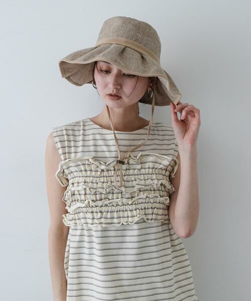 SENSE OF PLACE by URBAN RESEARCH / センスオブプレイス バイ アーバンリサーチ ハット | ジュートライクフリルハット | 詳細15
