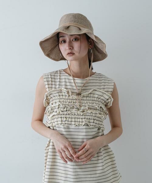 SENSE OF PLACE by URBAN RESEARCH / センスオブプレイス バイ アーバンリサーチ ハット | ジュートライクフリルハット | 詳細17