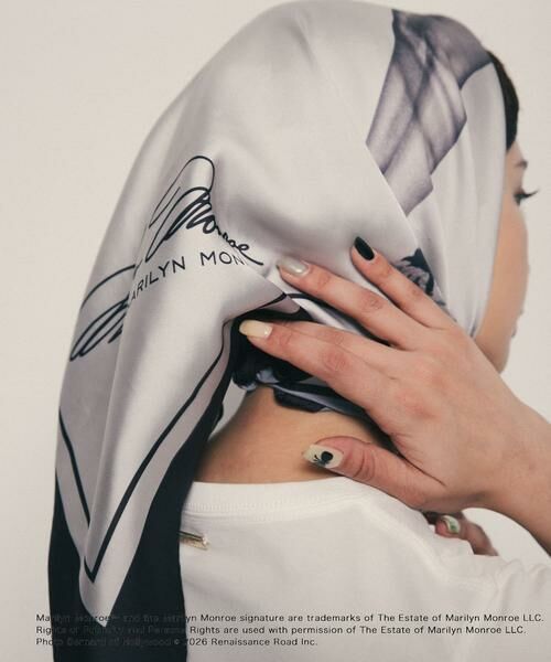SENSE OF PLACE by URBAN RESEARCH / センスオブプレイス バイ アーバンリサーチ バンダナ・スカーフ | 『別注』MARILYNMONROE×SENSE OF PLACE　プリントスカーフ | 詳細8