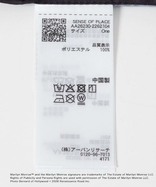 SENSE OF PLACE by URBAN RESEARCH / センスオブプレイス バイ アーバンリサーチ バンダナ・スカーフ | 『別注』MARILYNMONROE×SENSE OF PLACE　プリントスカーフ | 詳細19