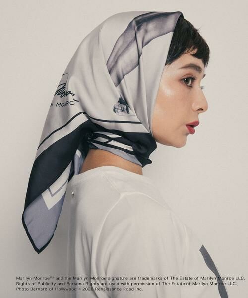 SENSE OF PLACE by URBAN RESEARCH / センスオブプレイス バイ アーバンリサーチ バンダナ・スカーフ | 『別注』MARILYNMONROE×SENSE OF PLACE　プリントスカーフ | 詳細9