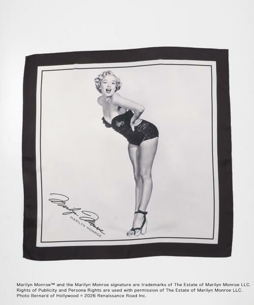 SENSE OF PLACE by URBAN RESEARCH / センスオブプレイス バイ アーバンリサーチ バンダナ・スカーフ | 『別注』MARILYNMONROE×SENSE OF PLACE　プリントスカーフ | 詳細15