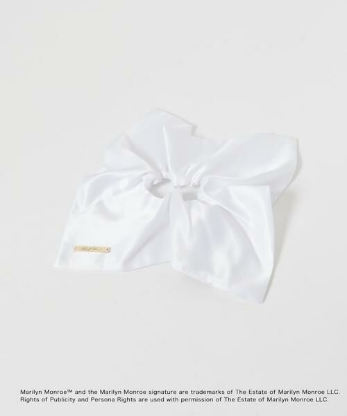 SENSE OF PLACE by URBAN RESEARCH / センスオブプレイス バイ アーバンリサーチ ヘアゴム・シュシュ | 『別注』MARILYNMONROE×SENSE OF PLACE　プレートサテンシュシュ | 詳細2
