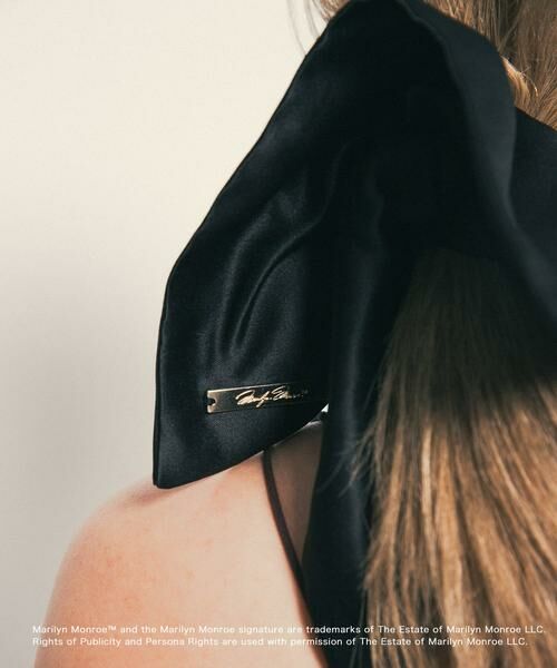 SENSE OF PLACE by URBAN RESEARCH / センスオブプレイス バイ アーバンリサーチ ヘアゴム・シュシュ | 『別注』MARILYNMONROE×SENSE OF PLACE　プレートサテンシュシュ | 詳細4