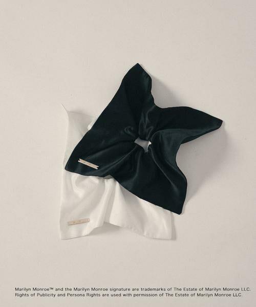 SENSE OF PLACE by URBAN RESEARCH / センスオブプレイス バイ アーバンリサーチ ヘアゴム・シュシュ | 『別注』MARILYNMONROE×SENSE OF PLACE　プレートサテンシュシュ | 詳細7