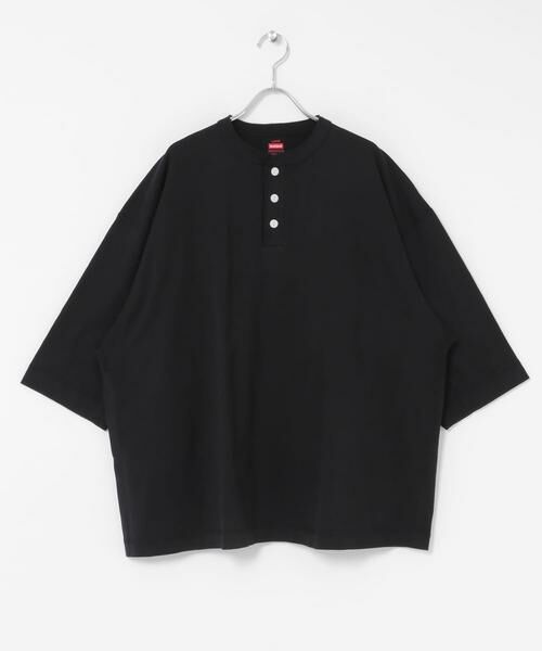 SENSE OF PLACE by URBAN RESEARCH / センスオブプレイス バイ アーバンリサーチ Tシャツ | 『別注』Healthknit×SENSE OF PLACE　ヘンリーネックTシャツ | 詳細1