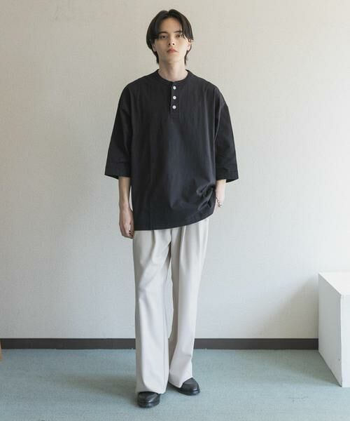 SENSE OF PLACE by URBAN RESEARCH / センスオブプレイス バイ アーバンリサーチ Tシャツ | 『別注』Healthknit×SENSE OF PLACE　ヘンリーネックTシャツ | 詳細6