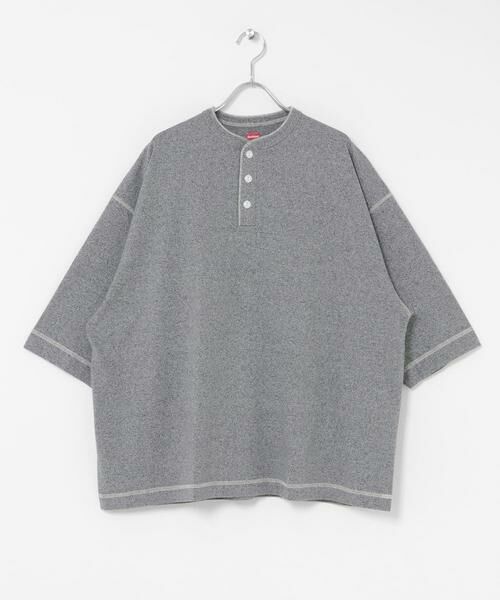 SENSE OF PLACE by URBAN RESEARCH / センスオブプレイス バイ アーバンリサーチ Tシャツ | 『別注』Healthknit×SENSE OF PLACE　ヘンリーネックTシャツ | 詳細3