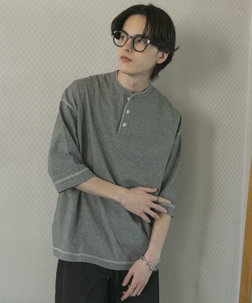 SENSE OF PLACE by URBAN RESEARCH / センスオブプレイス バイ アーバンリサーチ Tシャツ | 『別注』Healthknit×SENSE OF PLACE　ヘンリーネックTシャツ | 詳細16