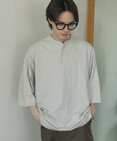SENSE OF PLACE by URBAN RESEARCH / センスオブプレイス バイ アーバンリサーチ Tシャツ | 『別注』Healthknit×SENSE OF PLACE　ヘンリーネックTシャツ | 詳細27