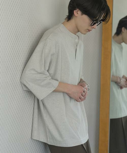 SENSE OF PLACE by URBAN RESEARCH / センスオブプレイス バイ アーバンリサーチ Tシャツ | 『別注』Healthknit×SENSE OF PLACE　ヘンリーネックTシャツ | 詳細29