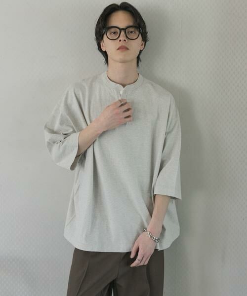 SENSE OF PLACE by URBAN RESEARCH / センスオブプレイス バイ アーバンリサーチ Tシャツ | 『別注』Healthknit×SENSE OF PLACE　ヘンリーネックTシャツ | 詳細30