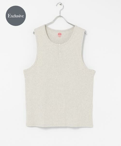 SENSE OF PLACE by URBAN RESEARCH / センスオブプレイス バイ アーバンリサーチ タンクトップ | 『別注』Healthknit×SENSE OF PLACE　タンクトップ（オートミール）