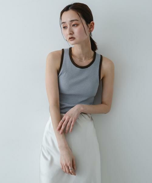 SENSE OF PLACE by URBAN RESEARCH / センスオブプレイス バイ アーバンリサーチ タンクトップ | 『別注』Healthknit×SENSE OF PLACE ボーダータンクトップ | 詳細9