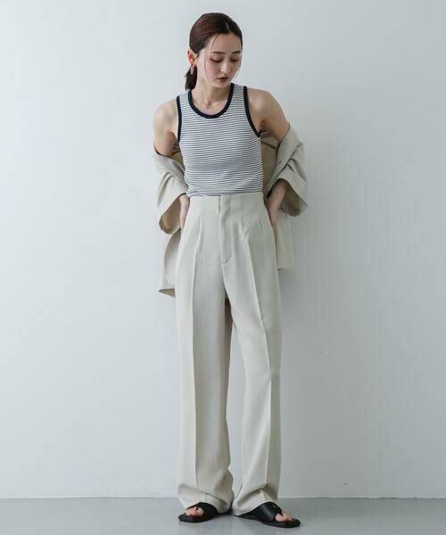 SENSE OF PLACE by URBAN RESEARCH / センスオブプレイス バイ アーバンリサーチ タンクトップ | 『別注』Healthknit×SENSE OF PLACE ボーダータンクトップ | 詳細23