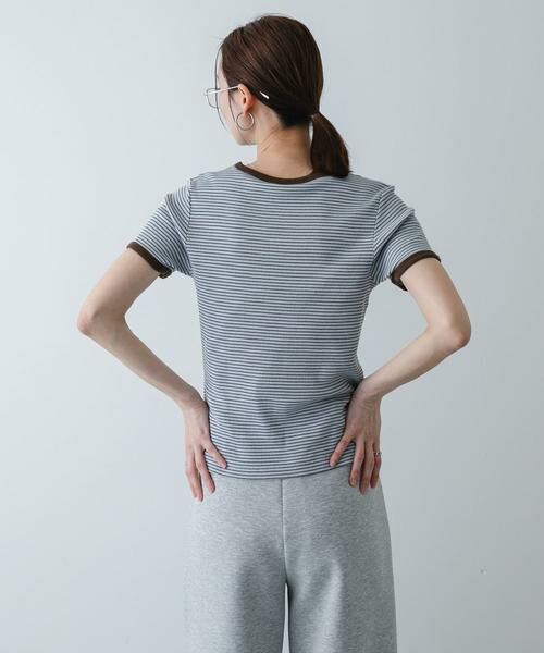 SENSE OF PLACE by URBAN RESEARCH / センスオブプレイス バイ アーバンリサーチ Tシャツ | 『別注』Healthknit×SENSE OF PLACE ボーダーTシャツ | 詳細10