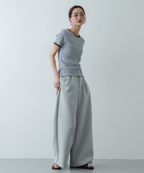 SENSE OF PLACE by URBAN RESEARCH / センスオブプレイス バイ アーバンリサーチ Tシャツ | 『別注』Healthknit×SENSE OF PLACE ボーダーTシャツ | 詳細12