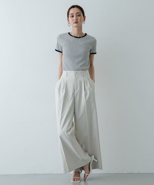 SENSE OF PLACE by URBAN RESEARCH / センスオブプレイス バイ アーバンリサーチ Tシャツ | 『別注』Healthknit×SENSE OF PLACE ボーダーTシャツ | 詳細22