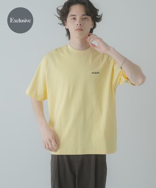 SENSE OF PLACE by URBAN RESEARCH / センスオブプレイス バイ アーバンリサーチ Tシャツ | 『別注』MARK GONZALES×SENSE OF PLACE　Short-Sleeve T-shirts（イエロー）