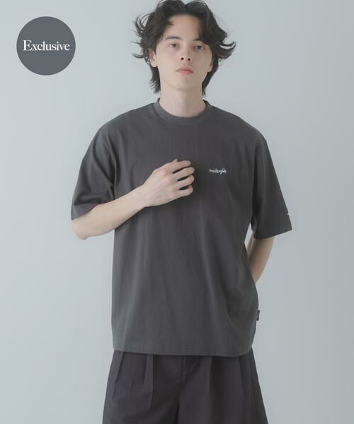 SENSE OF PLACE by URBAN RESEARCH / センスオブプレイス バイ アーバンリサーチ Tシャツ | 『別注』MARK GONZALES×SENSE OF PLACE　Short-Sleeve T-shirts（チャコールグレー）