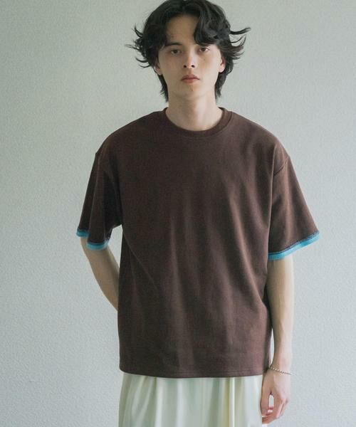 SENSE OF PLACE by URBAN RESEARCH / センスオブプレイス バイ アーバンリサーチ Tシャツ | ダブルフェイス裏毛ショートスリーブTシャツ | 詳細1