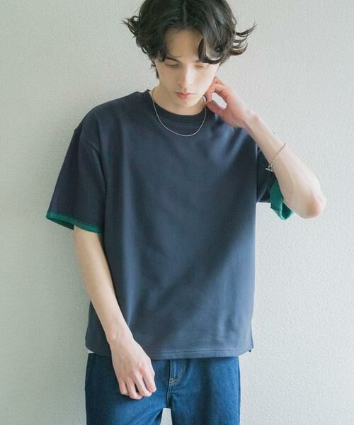 SENSE OF PLACE by URBAN RESEARCH / センスオブプレイス バイ アーバンリサーチ Tシャツ | ダブルフェイス裏毛ショートスリーブTシャツ | 詳細8