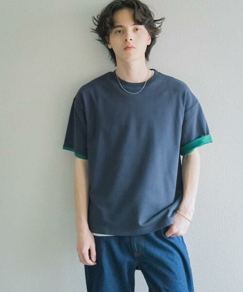 SENSE OF PLACE by URBAN RESEARCH / センスオブプレイス バイ アーバンリサーチ Tシャツ | ダブルフェイス裏毛ショートスリーブTシャツ | 詳細9