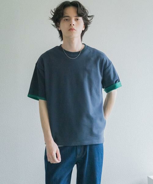SENSE OF PLACE by URBAN RESEARCH / センスオブプレイス バイ アーバンリサーチ Tシャツ | ダブルフェイス裏毛ショートスリーブTシャツ | 詳細10