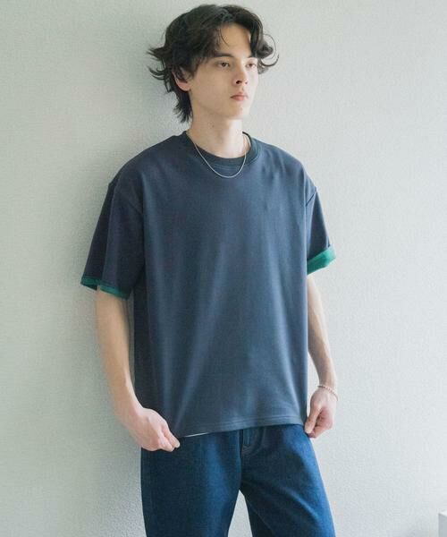 SENSE OF PLACE by URBAN RESEARCH / センスオブプレイス バイ アーバンリサーチ Tシャツ | ダブルフェイス裏毛ショートスリーブTシャツ | 詳細13