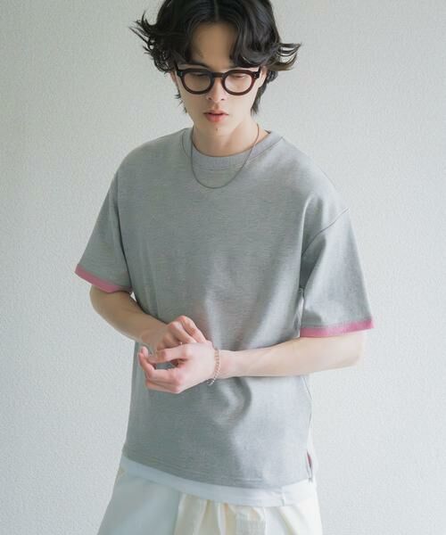 SENSE OF PLACE by URBAN RESEARCH / センスオブプレイス バイ アーバンリサーチ Tシャツ | ダブルフェイス裏毛ショートスリーブTシャツ | 詳細23