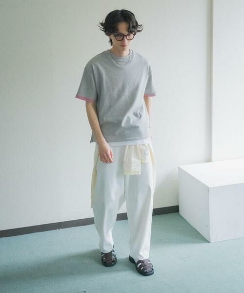 SENSE OF PLACE by URBAN RESEARCH / センスオブプレイス バイ アーバンリサーチ Tシャツ | ダブルフェイス裏毛ショートスリーブTシャツ | 詳細29