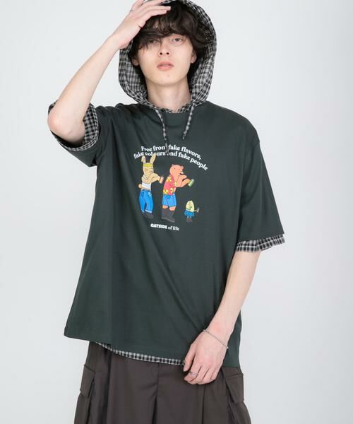 SENSE OF PLACE by URBAN RESEARCH / センスオブプレイス バイ アーバンリサーチ Tシャツ | 『別注』OATSIDE×SENSE OF PLACE　グラフィックTシャツA | 詳細1