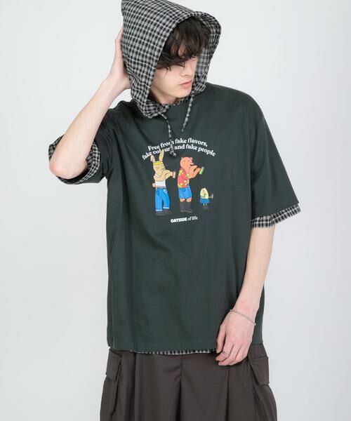 SENSE OF PLACE by URBAN RESEARCH / センスオブプレイス バイ アーバンリサーチ Tシャツ | 『別注』OATSIDE×SENSE OF PLACE　グラフィックTシャツA | 詳細2
