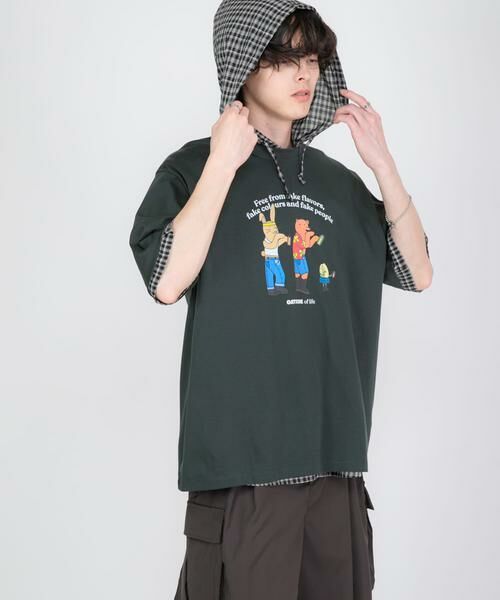 SENSE OF PLACE by URBAN RESEARCH / センスオブプレイス バイ アーバンリサーチ Tシャツ | 『別注』OATSIDE×SENSE OF PLACE　グラフィックTシャツA | 詳細3