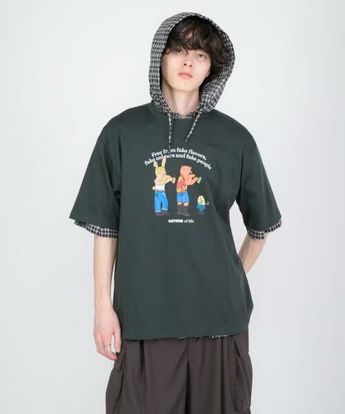 SENSE OF PLACE by URBAN RESEARCH / センスオブプレイス バイ アーバンリサーチ Tシャツ | 『別注』OATSIDE×SENSE OF PLACE　グラフィックTシャツA | 詳細5