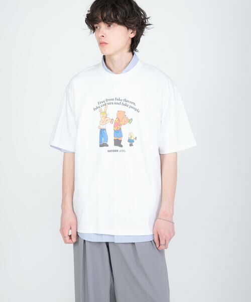 SENSE OF PLACE by URBAN RESEARCH / センスオブプレイス バイ アーバンリサーチ Tシャツ | 『別注』OATSIDE×SENSE OF PLACE　グラフィックTシャツA | 詳細14