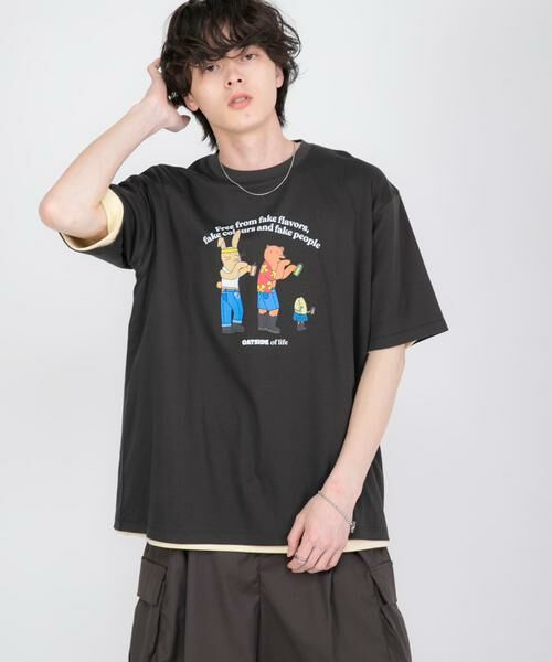 SENSE OF PLACE by URBAN RESEARCH / センスオブプレイス バイ アーバンリサーチ Tシャツ | 『別注』OATSIDE×SENSE OF PLACE　グラフィックTシャツA | 詳細24